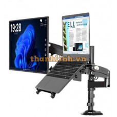 Combo Giá Treo Màn Hình North Bayou H180 (22-32 inch) - Kẹp Laptop North Bayou FP2